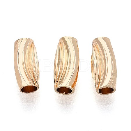 Brass Spacer Beads KK-T075-53G-1