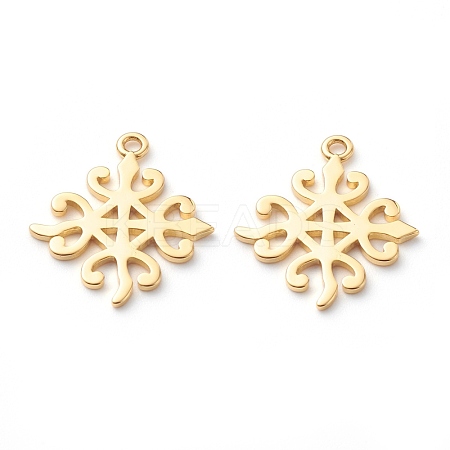 Brass Pendants KK-Z010-18G-1