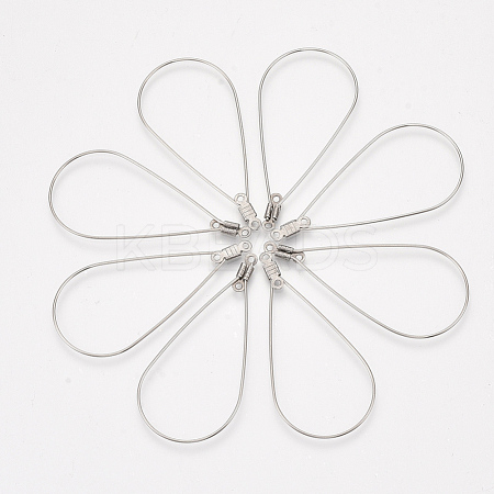 304 Stainless Steel Wire Pendants X-STAS-S103-08-1
