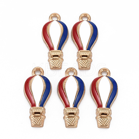 Alloy Enamel Pendants ENAM-N055-010A-NR-1