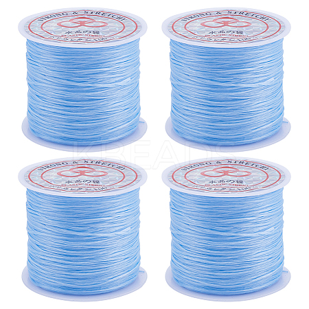 4 Rolls Flat Elastic Crystal String EW-SC0001-05A-1
