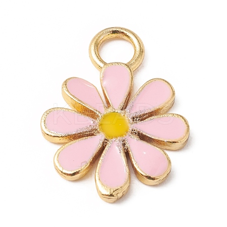 Eco-Friendly Rack Plating Brass Enamel Pendants KK-F835-15A-G-1