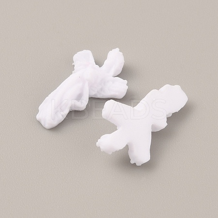 Virgin Mary Resin Cabochons LS-MRMJ-WH0075-63B-1