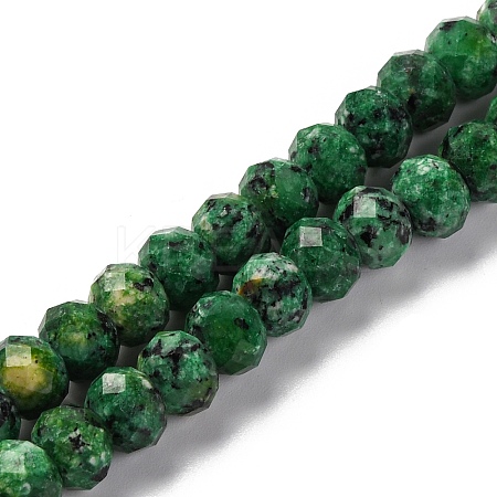 Natural Sesame Jasper Beads Strands G-K380-A21-01-1
