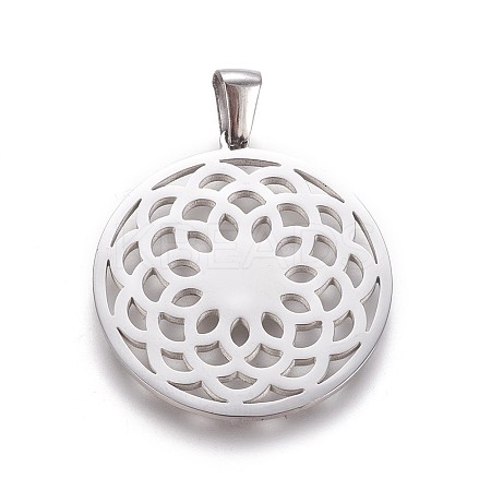 Non-Tarnish 304 Stainless Steel Pendants LS-STAS-F219-03P-1
