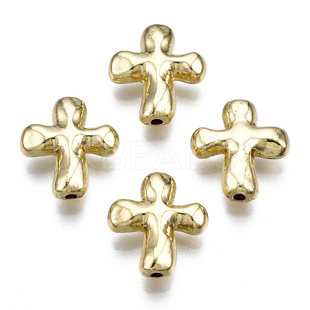 Rack Plating Alloy Beads PALLOY-T077-138LG-RS-1
