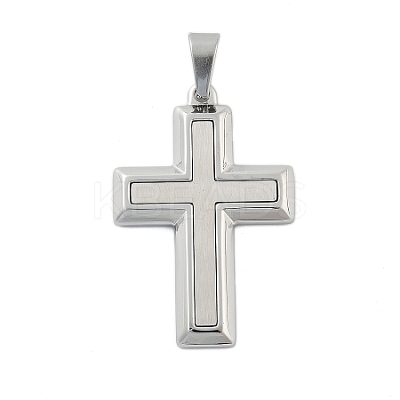 304 Stainless Steel Pendants STAS-G346-52P-1