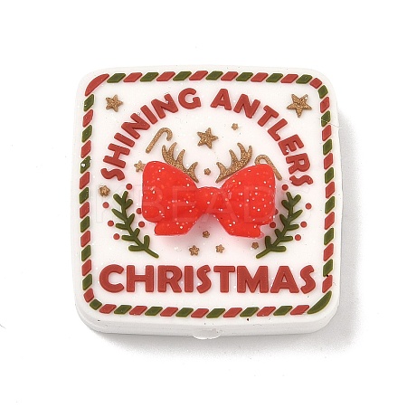 Christmas Silicone Beads SIL-C011-02E-1