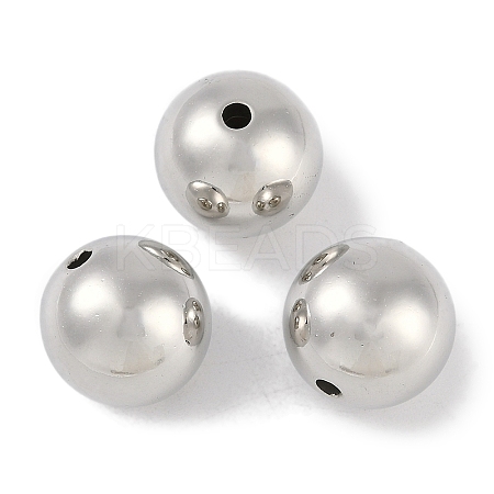 CCB Plastic Round Beads ALUM-U001-08C-09-1