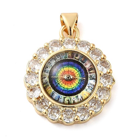 Real 18K Gold Plated Brass Pendants KK-A198-17G-1