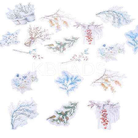 100Pcs Story of Four Seasons PET Stickers Self-Adhesive Stickers DIY-TA0003-69A-1
