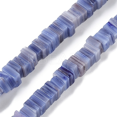 Handmade Lampwork Beads Strands LAMP-Q037-02B-12-1