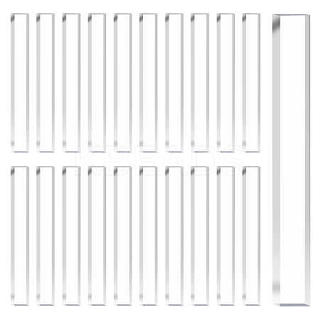 120Pcs Transparent Acrylic Sheets FIND-GA0007-20B-1