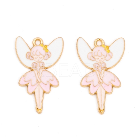 Rack Plating Alloy Enamel Pendants FIND-A040-08A-01G-1