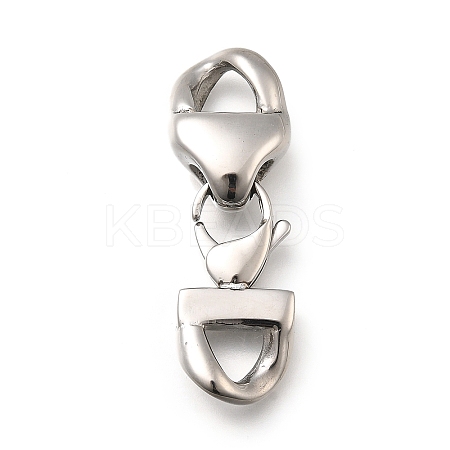 304 Stainless Steel Lobster Claw Clasps STAS-L284-02P-1