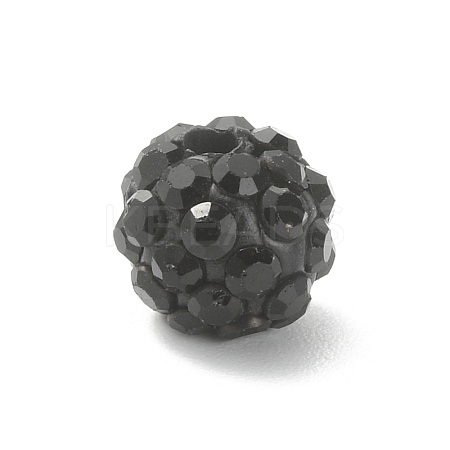Rhinestone Pave Disco Ball Beads RB-TAC0002-02B-06-1