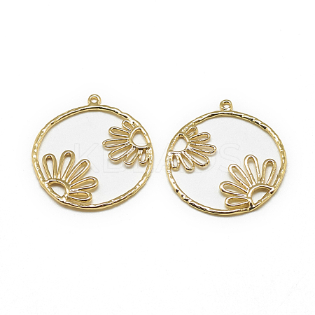 Brass Pendants KK-T032-053G-1