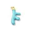 Brass Enamel Pendants KK-I378-06G-2