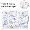 20Pcs 5 Colors Wrapping Paper DIY-SP0005-21-2