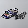 Summer Food Theme Polyester & Sequin Embroidery Cloth Iron on Patches PATC-WH0001-125-5