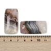 Natural Amethyst Lace Agate Pendants G-A244-10B-3