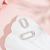 2Pcs 925 Sterling Silver Spring Gate Rings STER-BBC0007-40-4