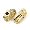 Rack Plating Brass Micro Pave Cubic Zirconia Pendants KK-K341-50G-2