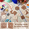 24Pcs Wood Tool for Knitting Loom Accessories TOOL-GA0001-90A-02-5