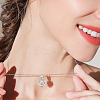 1Pc Rhodium Plated 925 Sterling Silver Heart Bead Cage Pendants STER-HY0001-05-6