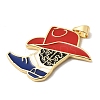 Brass Enamel Pendants KK-A296-48A-G-2