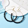 Glass Dangle Earrings EJEW-JE05817-01-2