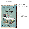 Rectangle with Word Vintage Metal Iron Sign Poster AJEW-WH0157-288-2