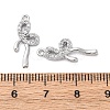 Brass Rhinestone Pendants KK-E793-16P-3