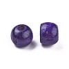 Dyed Natural Wood Beads WOOD-Q006-8mm-12-LF-2