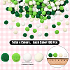 400Pcs 4 Colors Polyester Pom Pom Balls DIY-SC0031-37A-2