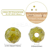 2 Strands Natural Lemon Turquoise(Jasper) Beads Strands G-NB0003-13-2