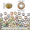 120Pcs Resin European Beads RPDL-SP0001-03-2