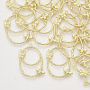 Alloy Open Back Bezel Pendants X-PALLOY-S121-194-1