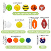 68Pcs 14 Styles Food Grade Eco-Friendly Silicone Beads SIL-GA0001-24A-2
