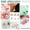 60Pcs 6 Style 304 Stainless Steel Cup Pearl Peg Bails Pin Pendants STAS-AR0002-09-6
