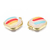 Resin Pendants PALLOY-N161-005-NR-4