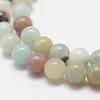 Natural Flower Amazonite Beads Strands X-G-G697-F06-4mm-5