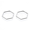 Non-Tarnish 201 Stainless Steel Linking Rings STAS-N090-T13-1-3
