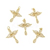 Brass Micro Pave Cubic Zirconia Pendants KK-E068-VB087-2