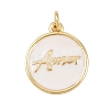 Brass Enamel Pendants KK-L251-02G-B04-1