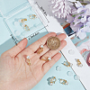 14Pcs Brass Clip-on Earring Findings KK-BBC0012-41-3