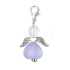 Heart Angel Acrylic Pendant Decorations HJEW-JM03566-02-4