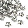 Non-Tarnish 5-Petal Flower Smooth Surface 304 Stainless Steel Bead Caps LS-X-STAS-R065-56-1