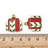 304 Stainless Steel Enamel Pendants STAS-L300-012G-17-3