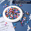 360Pcs 12 Colors Round Imitation Cat Eye Resin Beads OACR-TA0001-12-6
